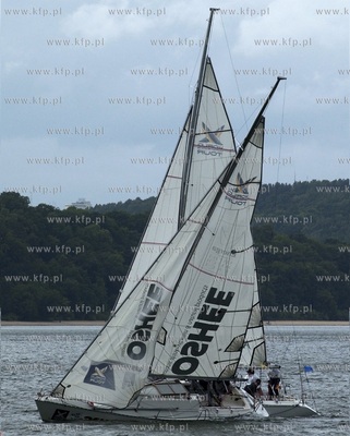 Sopot. Zatoka Gdanska k. Molo. Energa Sopot Match Race...