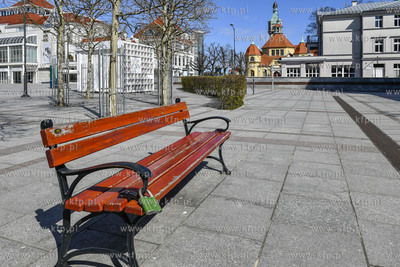 Sopot. Miasto Sopot w czasie stanu epidemii. 09.04.2020...