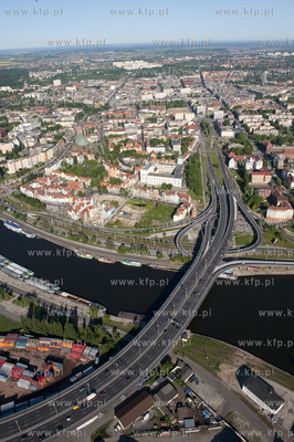 Szczecin z lotu ptaka. 13.05.2009r fot. Kacper Kowalski...