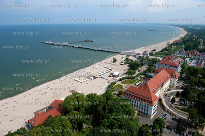 Sopot z lotu ptaka. 28.06.2009 fot. Kacper Kowalski...