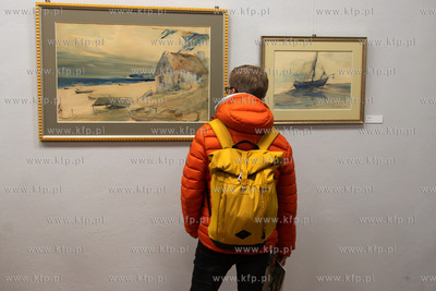 Wernisaż wystawy malarstwa Mariana Mokwy w Pruszczu...