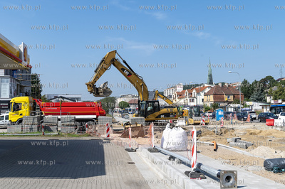 Gdynia Obłuże, rozbudowa ulicy adm. J. Unruga.29.08.2024...