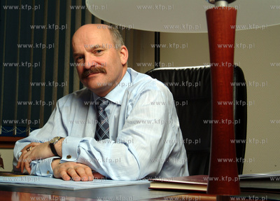 Pawel Olechnowicz - prezes Rafinerii Gdanskiej.21.02.2003fot....
