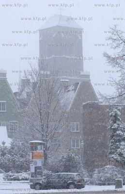 Bazylika Mariacka zima 18.12.2005 fot. Maciej Kosycarz...