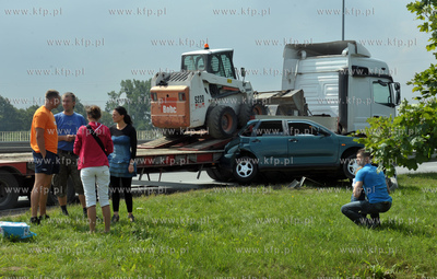 Wypadek samochodowy na ul. Slowackiego w Gdansku Matarnii...