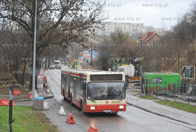 Gdansk Siedlce ul. Lostowicka pomiedzy dzielnicami...