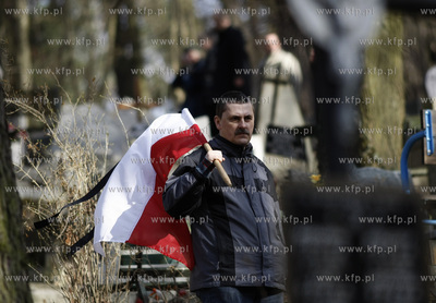 Gdansk. Cmentarz Srebrzysko. Pogrzeb Anny Walentynowicz,...