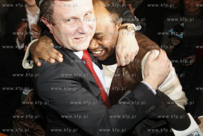 Sopot. Restauracja Harnas. Wieczor wyborczy obozu Jacka...