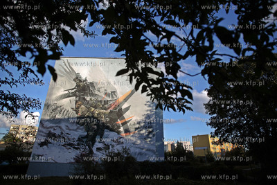 Gdansk Zaspa. Premiera muralu Narodowe Siły Zbrojne,...