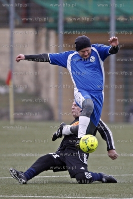 Gdansk. Boisko przy ul. Traugutta.  Sylwestrowy mecz...