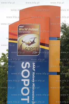 Witacze promujące Halowe Mistrzostwa Swiata w Lekkoatletyce,...