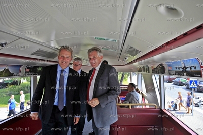 Gdynia. Skwer Kosciuszki. Inauguracja trasy nowoczesnej...