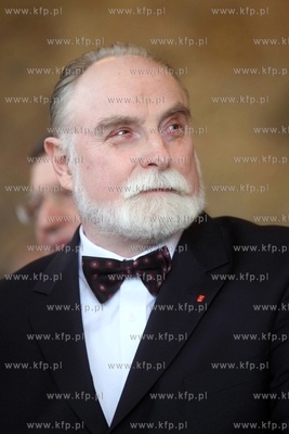 Gdansk. Ratusz Glownomiejski. Uroczystosc wreczenia...