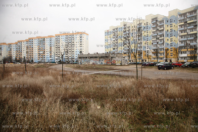 W rejonie al. Jana Pawła II i ul. Burzynskiego w Gdansku...