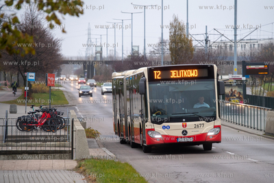 Remont dojazdów do pętli tramwajowej Zaspa w Gdańsku....