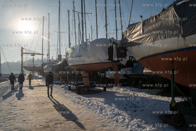 Zimowa Gdynia. Jachty w Marinie Gdynia. 19.01.2026...
