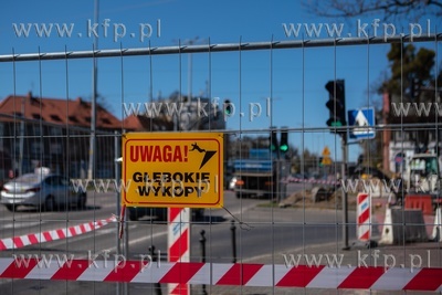 Gdańsk, Strzyża. Budowa nowej drogi rowerowej wzdłuż...