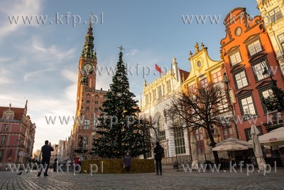 Gdańsk przygotowuje się do Świąt Bożego Narodzenia.Nz....