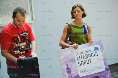 Sopot. Akcja Literacki Sopot zorganizowana w ramach...
