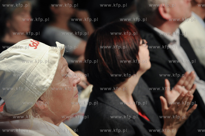 Gdansk. stocznia Gdanska. Historyczna sala BHP. Spotkanie...