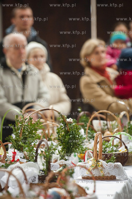 Gdansk.Swieta Wielkanocne w Bazylice Mariackiej. Wielka...