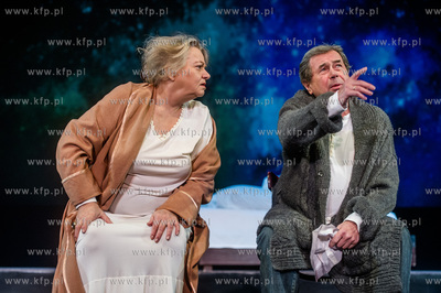 Gdansk. Teatr Szekspirowski. Proba medialna spektaklu...