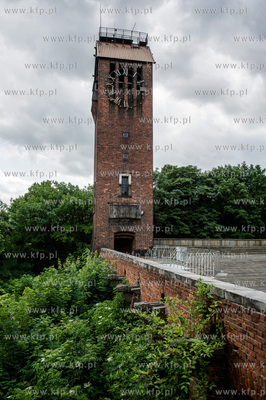 Gdansk. Biskupia Gorka. Zabytkowy budynek dawnego Schroniska...