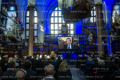 Gdańsk. Dwór Artusa.  Obchody 30-lecia Trybunału...