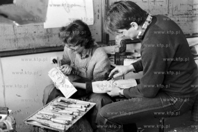 Pracownia plastyczna Gminnego Ośrodka Kultury w Zblewie...