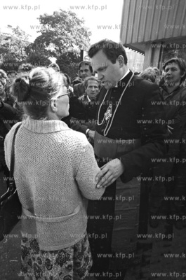 Strajk w Stoczni Gdanskiej im. Lenina Nz. Anna Walentynowicz...