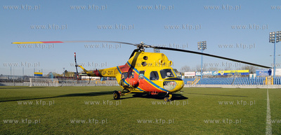 Podczas meczu rugby pomiedzy druzynami Arki Gdynia...