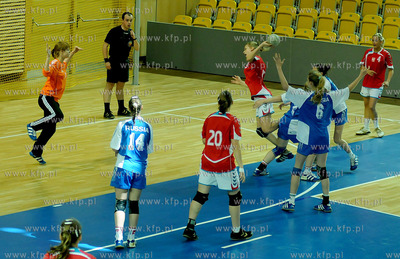 Gdynia. Mecz towarzyski Polska - Rosja  w pilce recznej...