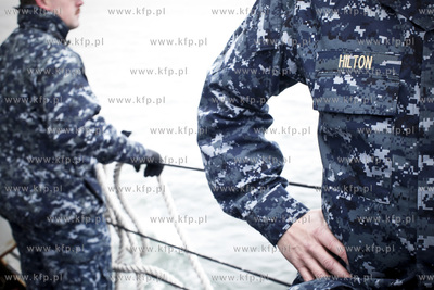 Zatoka Gdanska. Okret Marynarki Wojennej USA, USS RAMAGE...