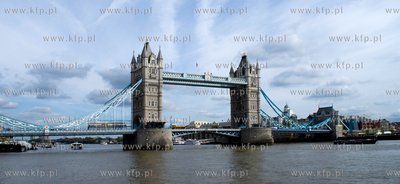 Tower Bridge - Most Wiezowy - most zwodzony w Londynie,...