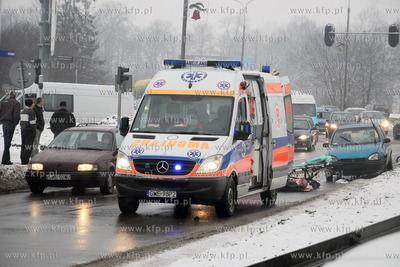 Do powaznego wypadku  doszlo dzisiaj tuz po godzinie...
