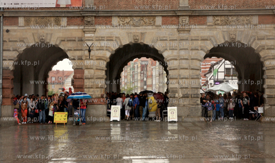 Ulewa ktora przeszla nad Gdanskiem nie pozwolila turystom...
