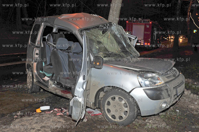 Sopot. Ulica Malczewskiego.  Wypadek samochodowy. Okolo...
