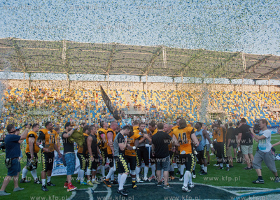 Gdynia. Stadion Miejski. Futbolisci Seahawks znow mistrzami...