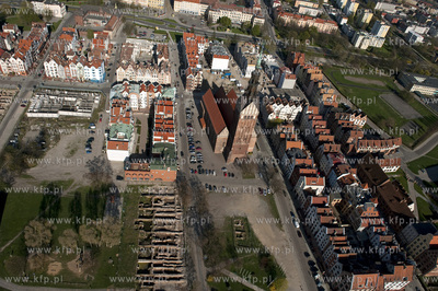 Elblag z lotu ptaka. 19.04.2009 fot. Kacper Kowalski...