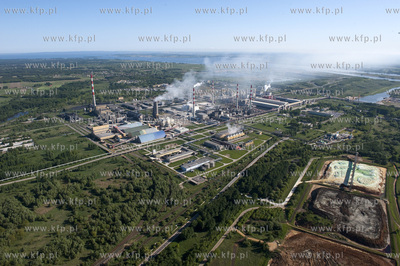 Zakłady Chemiczne POLICE SA z lotu ptaka. Police kolo...