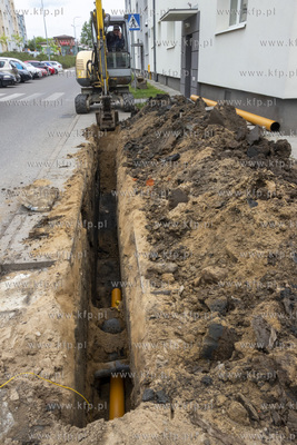 Wymiana instalacji przepływowej gazu na ulicy Niepodległości...