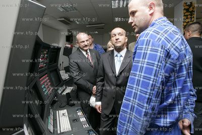 Gdansk. Premier Kazimierz Marcinkiewicz z wizyta w...