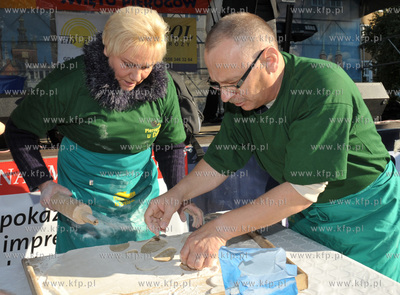 IX Gdanskie Swieto Pieroga na Targu Weglowym w Gdansku....