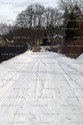 Zima we wsi Sulmin na Kaszubach. 18.02.2012. Fot. Konrad...