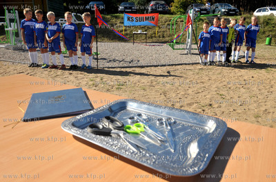 Otwarcie silowni zewnetrznej we wsi Sulmin na Kaszubach....