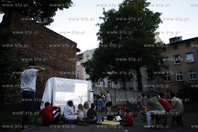 Gdansk Wrzeszcz. Podworko pomiedzy ulicami Konrada...