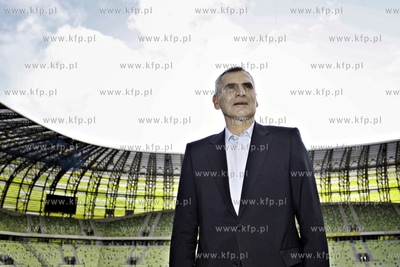 Gdansk. PGE Arena. Konferencja prasowa z nowym trenerem...