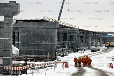 Gdansk. Trwa budowa Trasy Sucharskiego, która to ma...