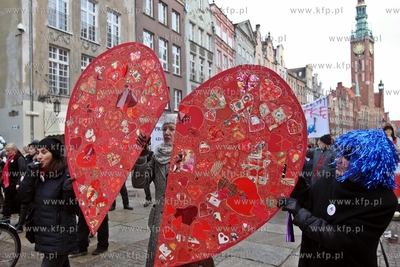 Demonstracja w obronie Pałacu Młodzieży w Gdańsku.
31.01.2015
fot....