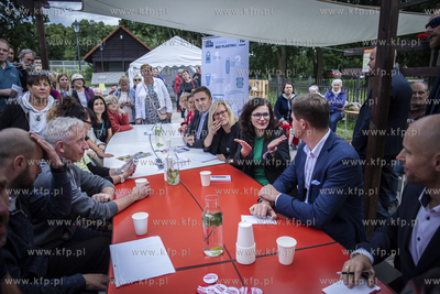 Gdańsk Orunia. Spotkanie prezydent Gdańska Aleksandry...